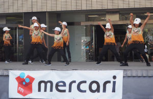 メルカリin福岡のキッズダンス出演写真