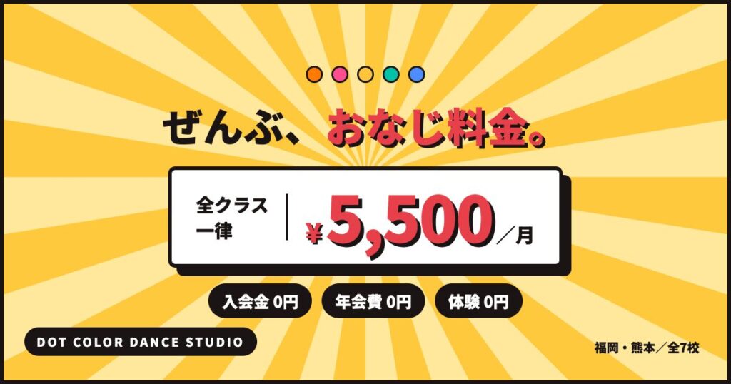 スタジオの料金について
